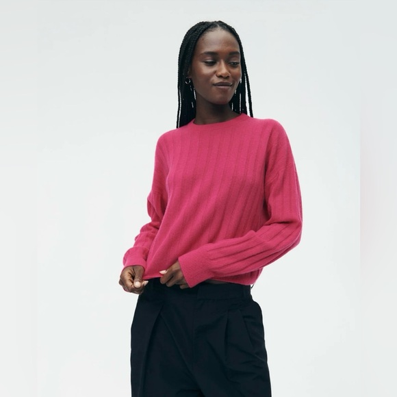 🌺 NAADAM Cashmere Cropped Sweater - Picture 1 of 9